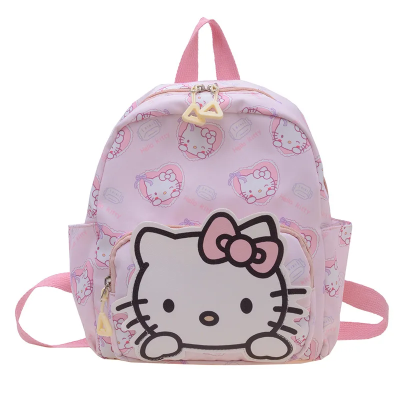 Sanrio Hello Kitty Torby dziecięce Cartoon Śliczne chłopcy i dziewczęta Redukcja obciążenia Plecak do przedszkola Plecak dla dzieci
