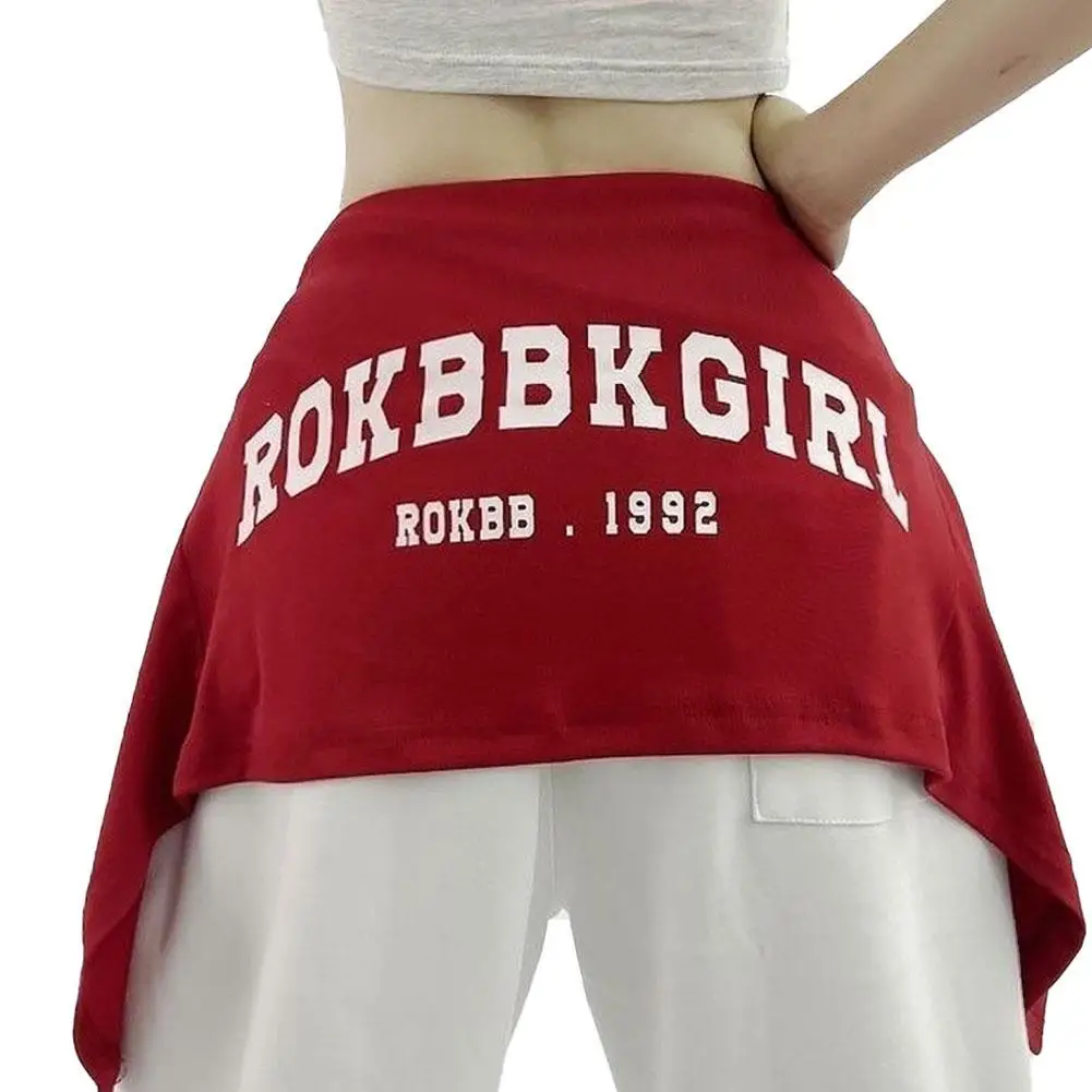 Layering Waist-sealed Skirt Fart Curtain Hip Hop Women's Jazz Dance Slim Fit Top Sexy Sun Protection Waist Belt Clothing Decor