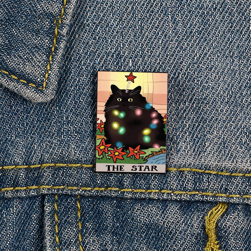 Broche de gato triste da marca Tarot de venda quente