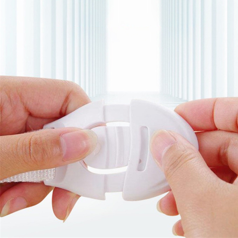 10 ชิ้นเด็กความปลอดภัยตู้ล็อคเด็กความปลอดภัย Protector มัลติฟังก์ชั่ลิ้นชักประตูตู้ล็อคพลาสติกประตูล็อค