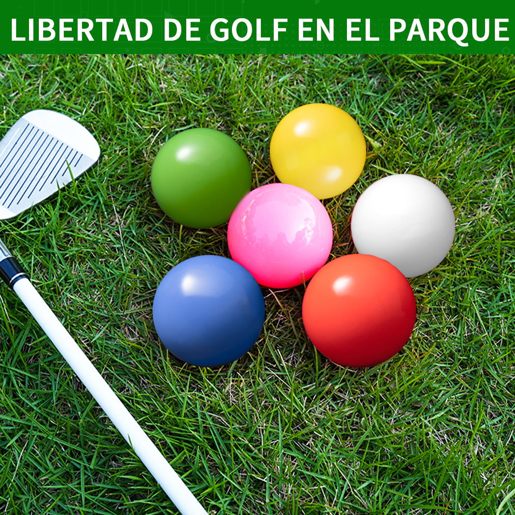 Caiton-pelotas de Golf Premium para parque al aire libre, duraderas, selección Multicolor, tamaño estándar profesional, 6cm, 2,3 pulgadas