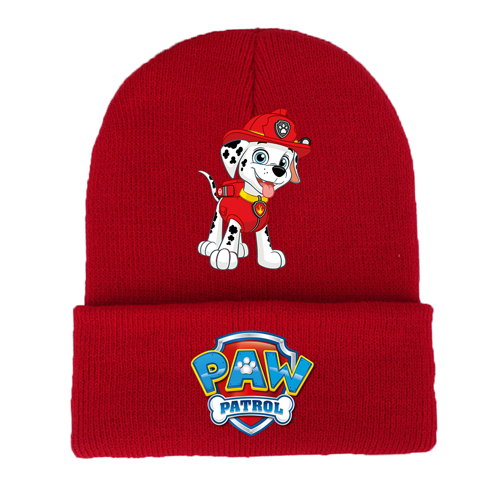 Gorro de punto de la patrulla canina, gorro de lana de invierno con dibujos animados, gorros de Chase Skye, gorros para niño y niña, regalos de cumpleaños y Navidad