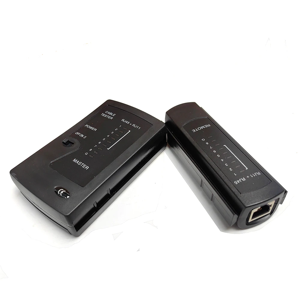 Probador de cables Ethernet de red, herramienta de verificación de conectividad de línea telefónica y cable blindado UTP STP