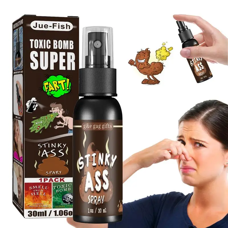 30ml Liquid Fart Gag Prank Toy For Adults Or Kids Prank Poop Stuff Non Toxic Smells Like Real Fart Extra Strong Stink Spray