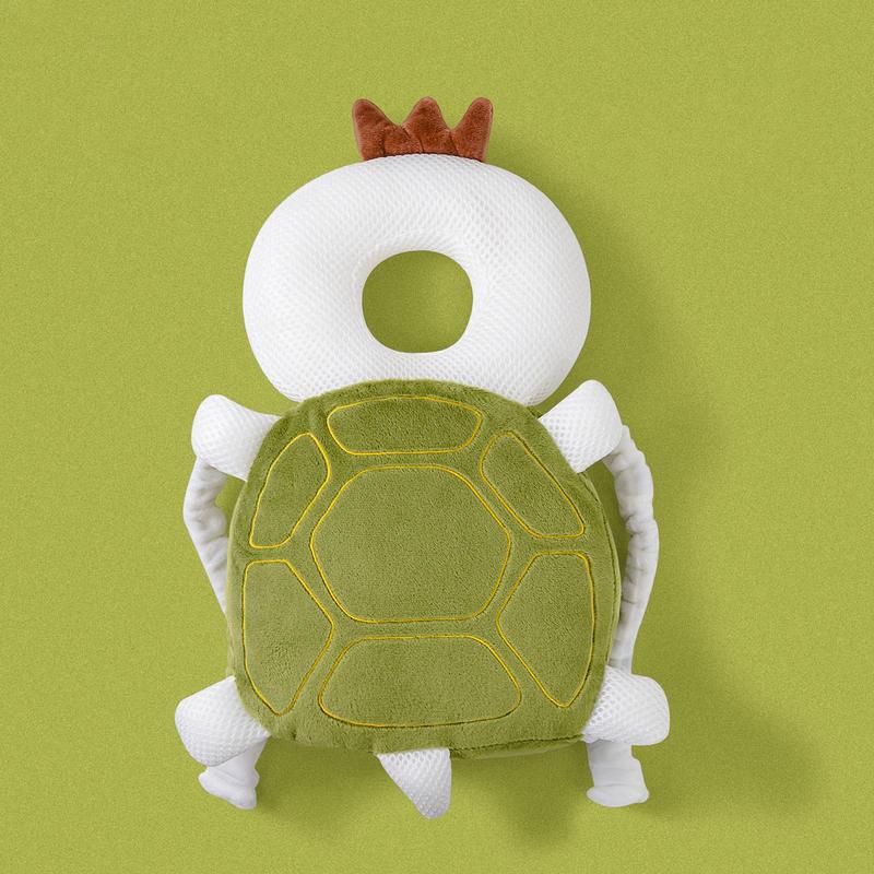 Coussins de sécurité en forme de sac à dos pour la tête du nouveau-né, coussin de protection pour éviter que la tête du bébé ne tombe, coussin de sécurité doux en forme de sac à dos avec motif de dessin animé