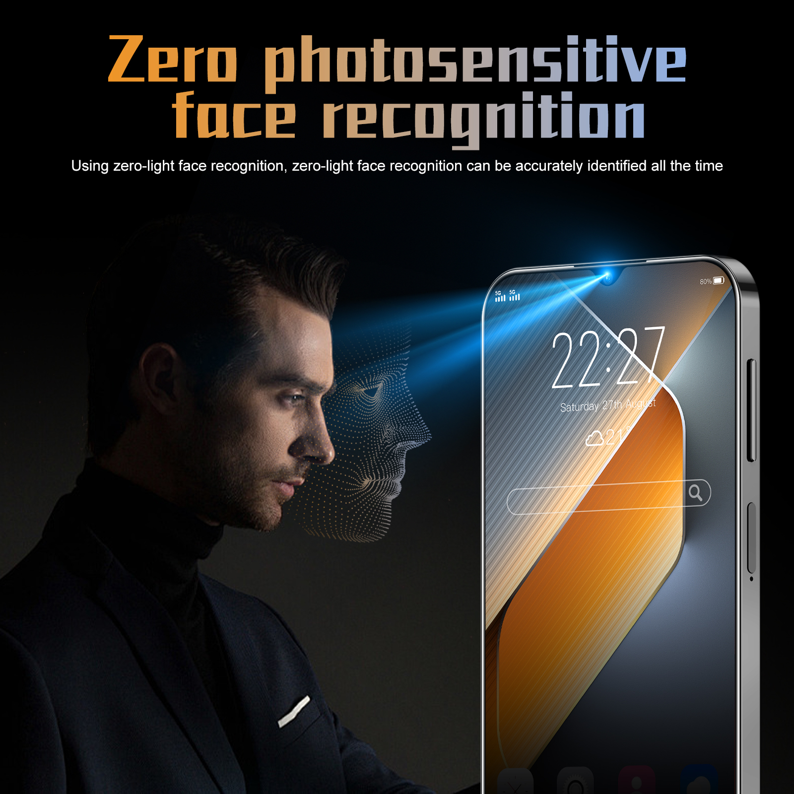 Novo smartphone Pova 6 Pro desbloquea tela de alta definição com um celular analógico duplo de 7,3 polegadas 22GB + 2TB 5G Android 14 8000mAh