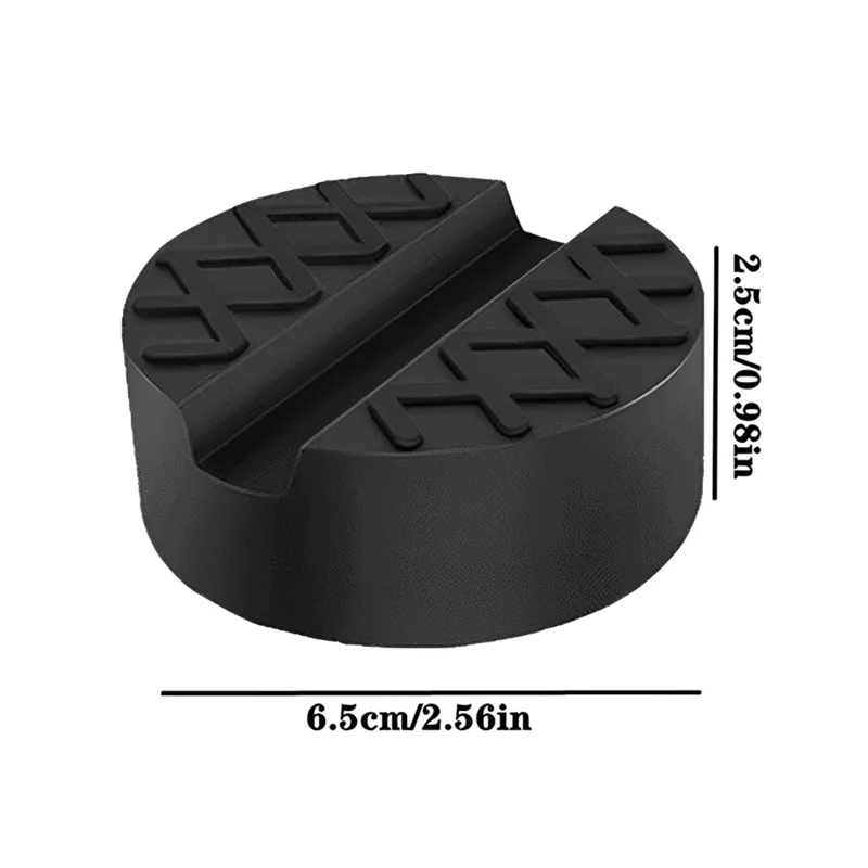 Floor Slotted Car Jack Rubber Pad Frame Protector Adapter Jacking Tool Pinch Weld Side Lifting Disk