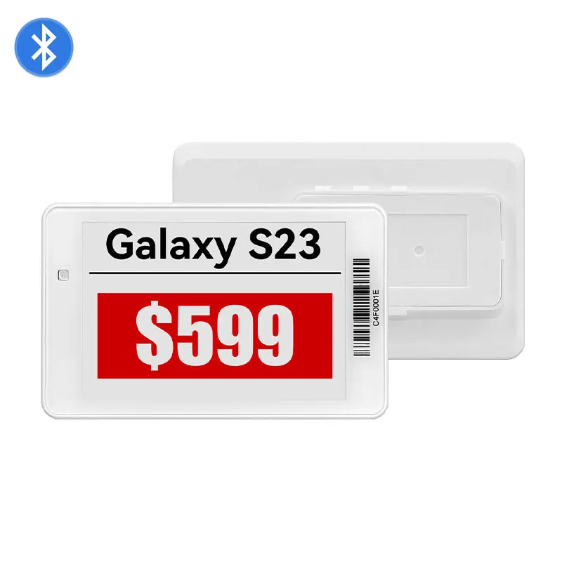 Étiquette d'étagère électronique, Version Bluetooth, étanche, pour supermarché, écran d'affichage de prix, système de papier électronique