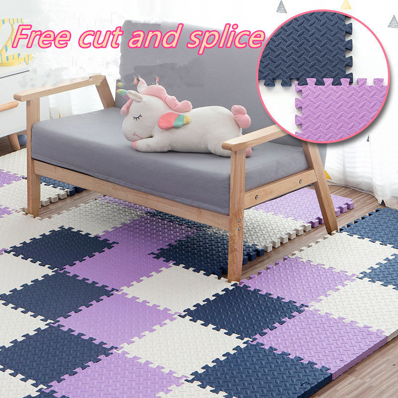 Tatame Gyms & Playmats 8PCS 30x30cm Activities for Baby Mat Thick 1.2cm Baby Playing Mat Floor Noise Mat Gym for Babies Game Mat