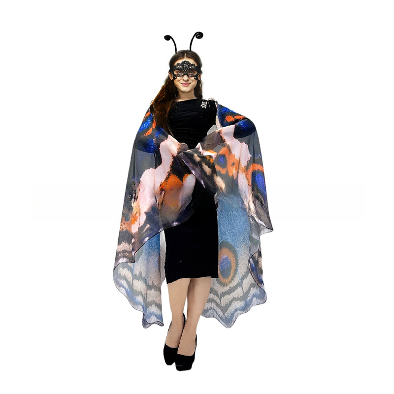 Чехол для костюма с искусственными крыльями моли и бабочкой