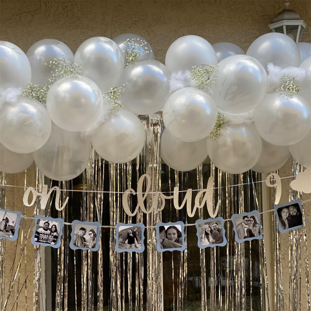 Balão de pérola branco leite 5/10/12 polegadas conjunto de balões de látex guirlanda decoração de aniversário de casamento fontes de festa chá de bebê globos presente