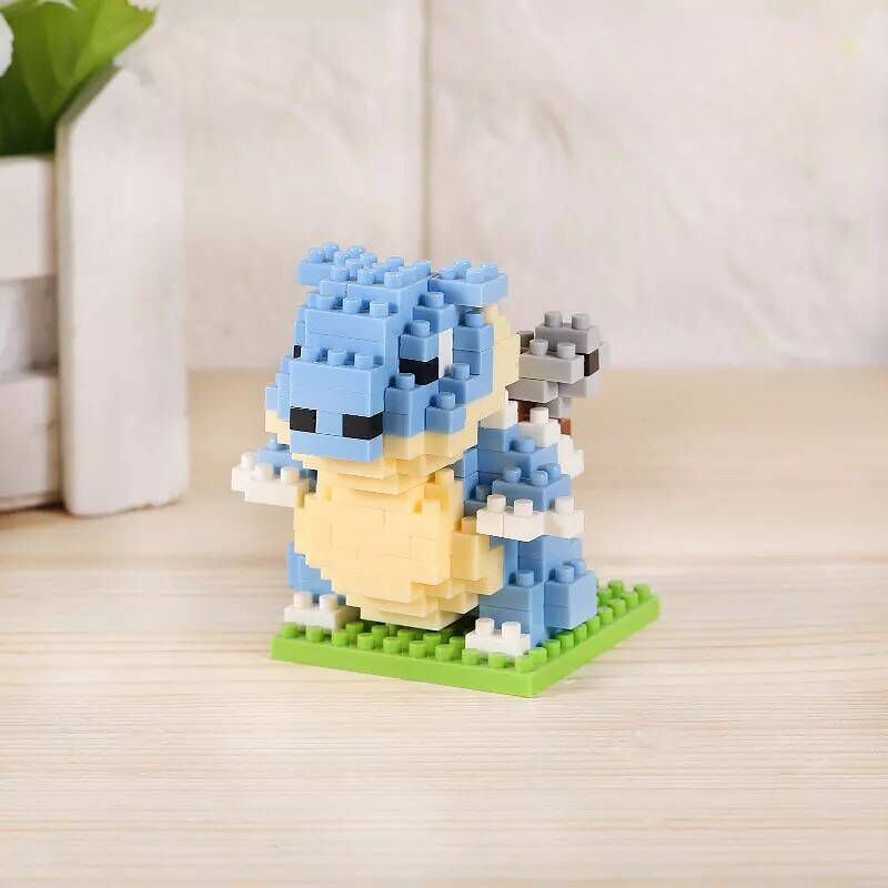 Petits blocs Pokemon Nanoblock Charizard Kyogre Groudon Rayquaza, modèle éducatif graphique, jouets pour enfants, cadeau d'anniversaire