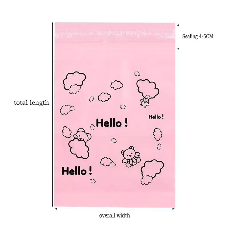 50 Teile/lose Verpackung Taschen Rosa Wasserdichte Logistik Kleidung Post Beutel Individuelles Logo Kunststoff Versand Versand Tasche