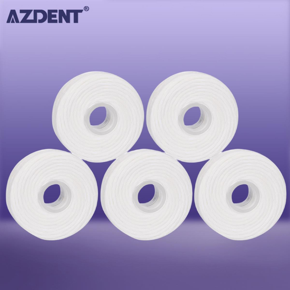 5 Cuộn 50M Dental Flosser Vệ Sinh Răng Miệng Răng Vệ Sinh Chỉ Nha Khoa Cuộn Dây Sáp Bạc Hà Đựng Tăm Flosser Răng Flosser Nha Khoa chăm Sóc