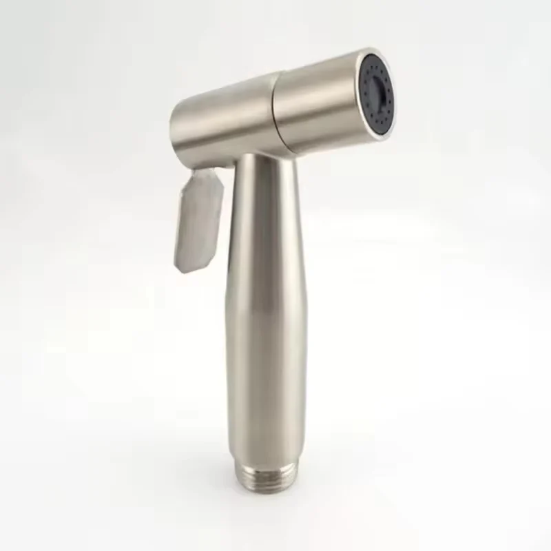 Pistola per spruzzatore per WC Rubinetto per bidet a mano in acciaio inossidabile per bagno Spruzzatore a mano Soffione doccia Apparecchio per bagno autopulente