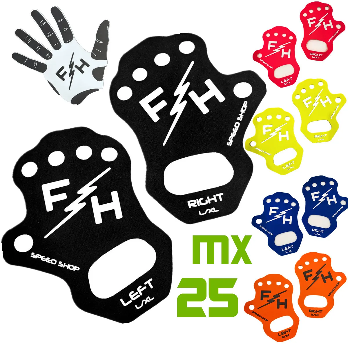 2026 Acerbis Asibis Off-Road-Motorrad-Handflächendichtung, Anti-Fall-Handflächenschutz, Motocross-Handschuhe, FH, Motocross-Handschuh
