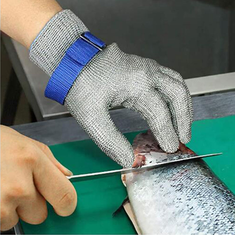 NMSafety Level 9, schnittfester Selbstverteidigungshandschuh, hochwertiges Edelstahlgeflecht, langlebig, rostfrei, zuverlässige Schutzhandschuhe