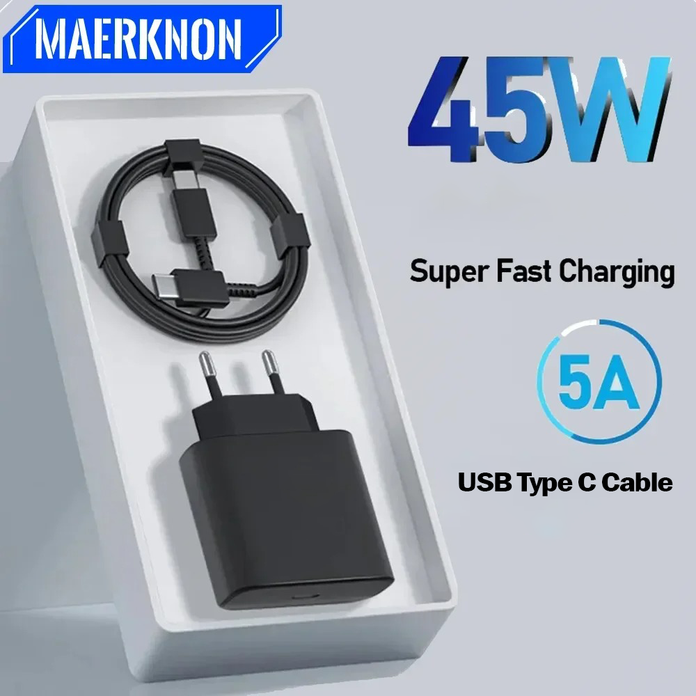Ładowarka USB-C do telefonu komórkowego 45 W Wtyczka do szybkiego ładowania Adapter ładowarki do telefonu komórkowego Odpowiedni do tabletu telefonicznego Wtyczka do szybkiego ładowania