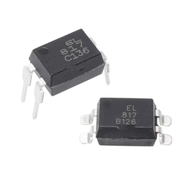 20PCS Novo original EL817 EL817C EL817B vertical DIP-4 patch SOP-4 luz acoplamento