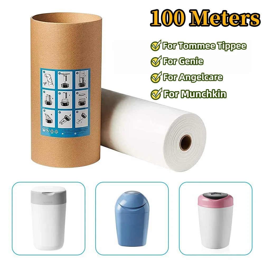 Recargas de balde de fraldas para Tommee Tippee, sacos de recarga de fraldas de bebê para genie para Angelcare para Munchkin