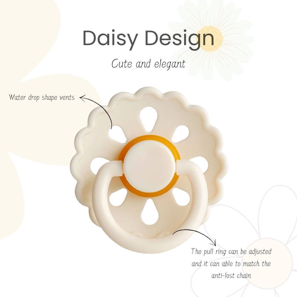 Erduo Baby Pacifier ยางธรรมชาตินุ่มรอบหัวนม BPA ฟรี Comfort จัดฟัน Dummy Soother Teether สําหรับทารกแรกเกิด