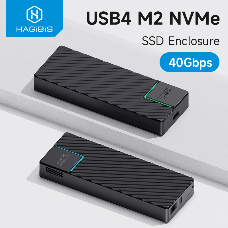 Hagibis-外付けハードドライブケース,thunderbolt 4, 3, USB 3.2, 3.1, 3.0,asm2464,USB 4.0, 40gbps,m.2,nvmeと互換性があります