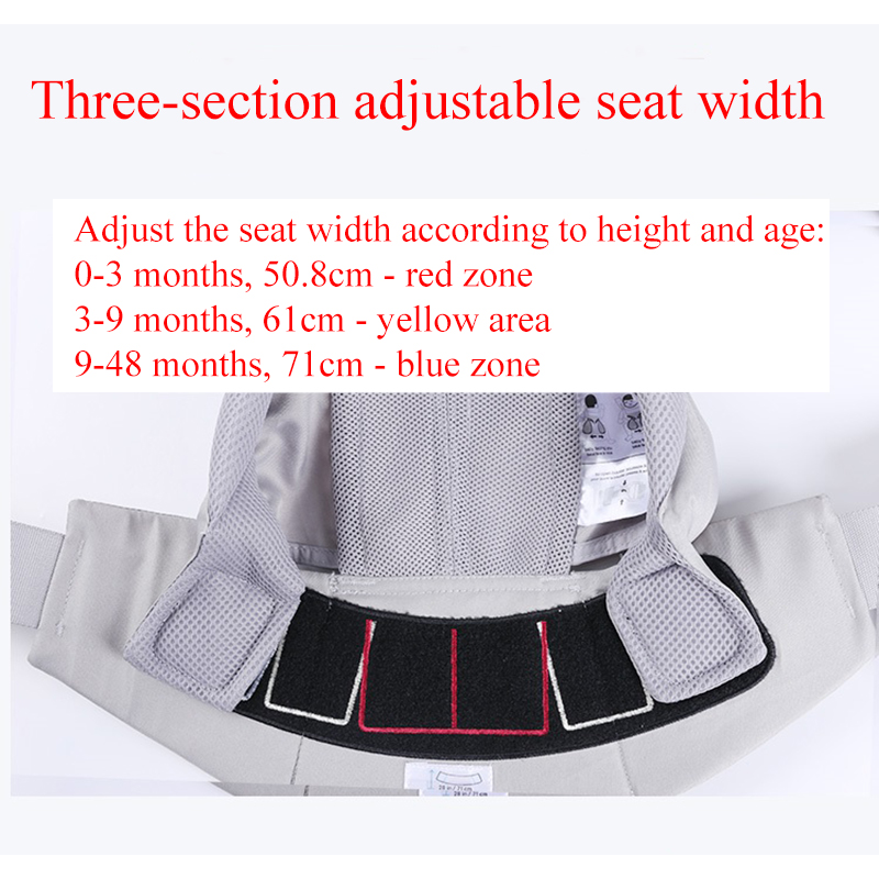 Breeze portador de bebê multifuncional respirável infantil mochila transporte do miúdo da criança sling envoltório suspensórios