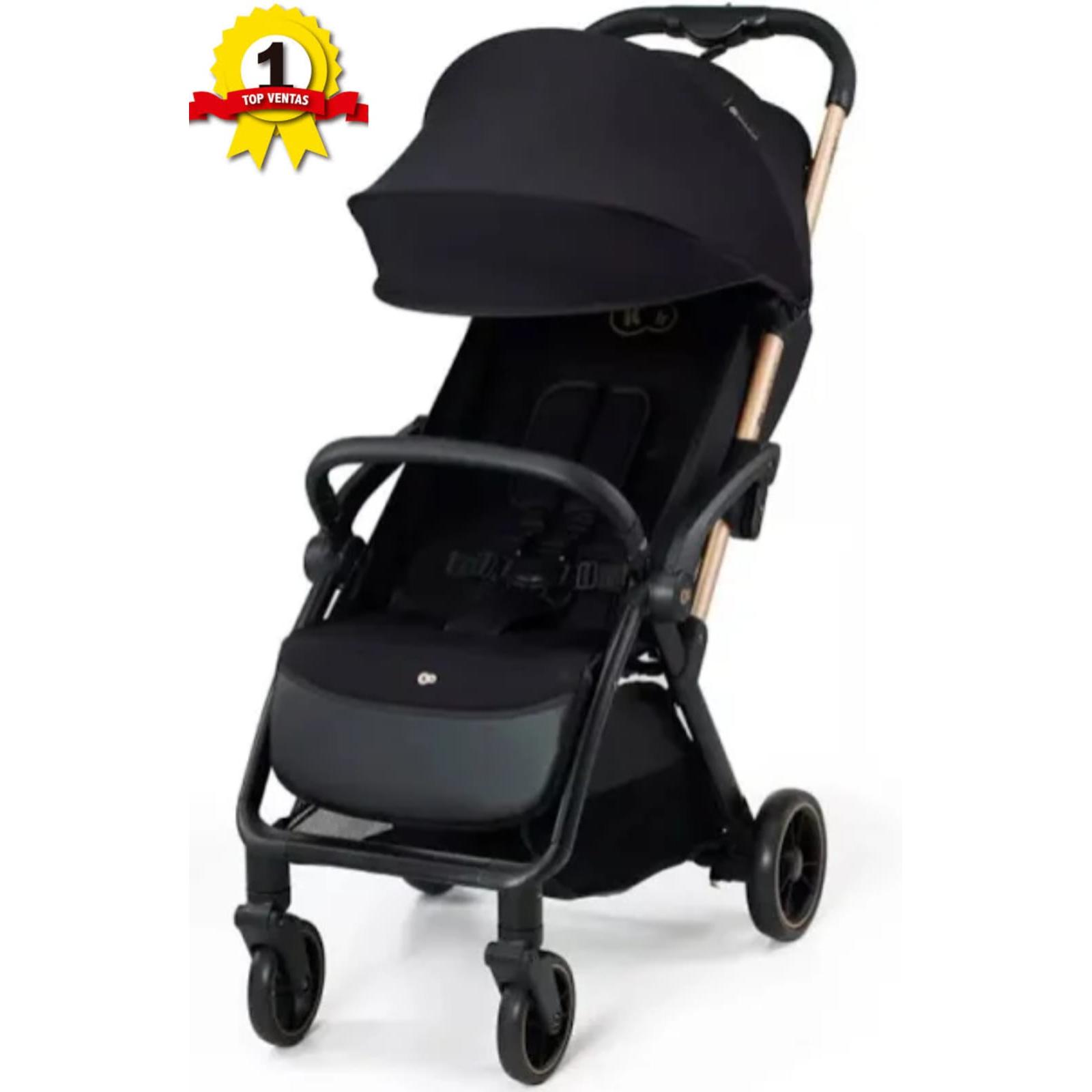 Silla de paseo ligera Apino  Kinderkraft con plegado automático Negro carricoche bebe