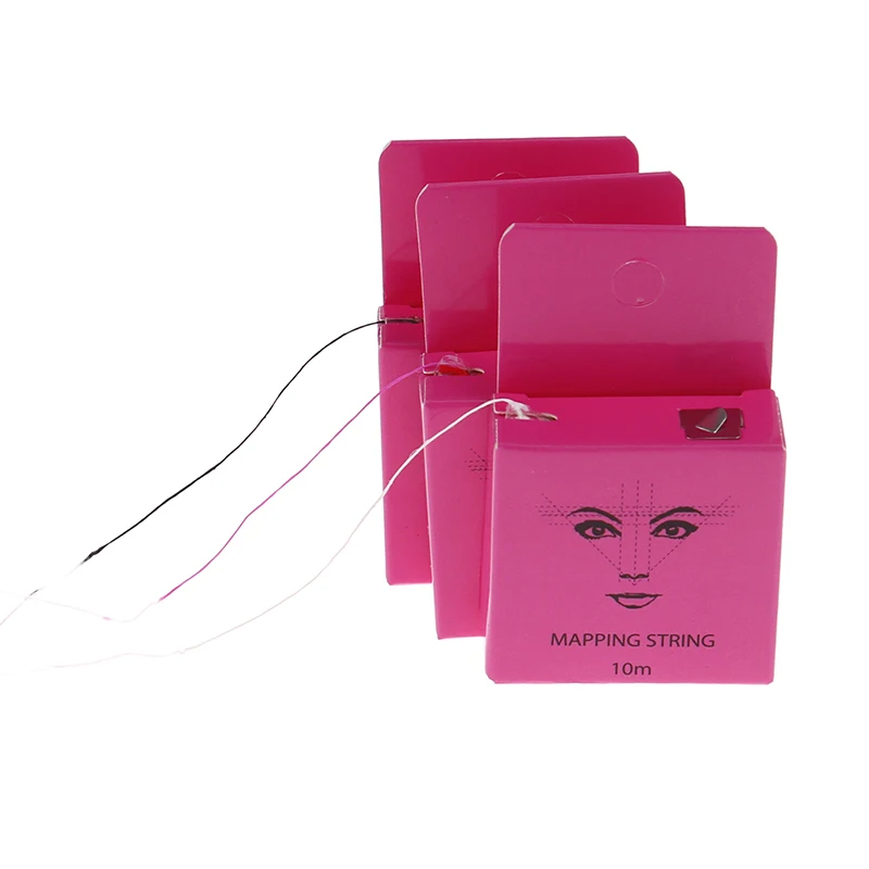 3 สี 10M Eyebrow Tattoo Mapping String ด้ายหมึก Marker