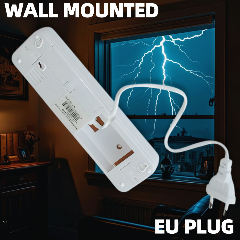 Luz LED de emergencia, linterna recargable portátil para el hogar, linterna de Camping, lámpara de salida automática montada en la pared, luz de trabajo interior
