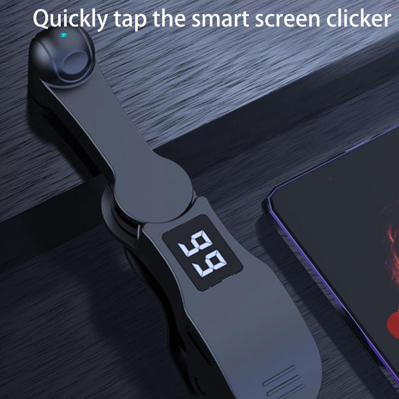 Clicker de tela automática mini simulado dedo telefone clicando clicker clip-on vídeo ao vivo liker dispositivo de toque de tela de jogo para aplicativo de telefone