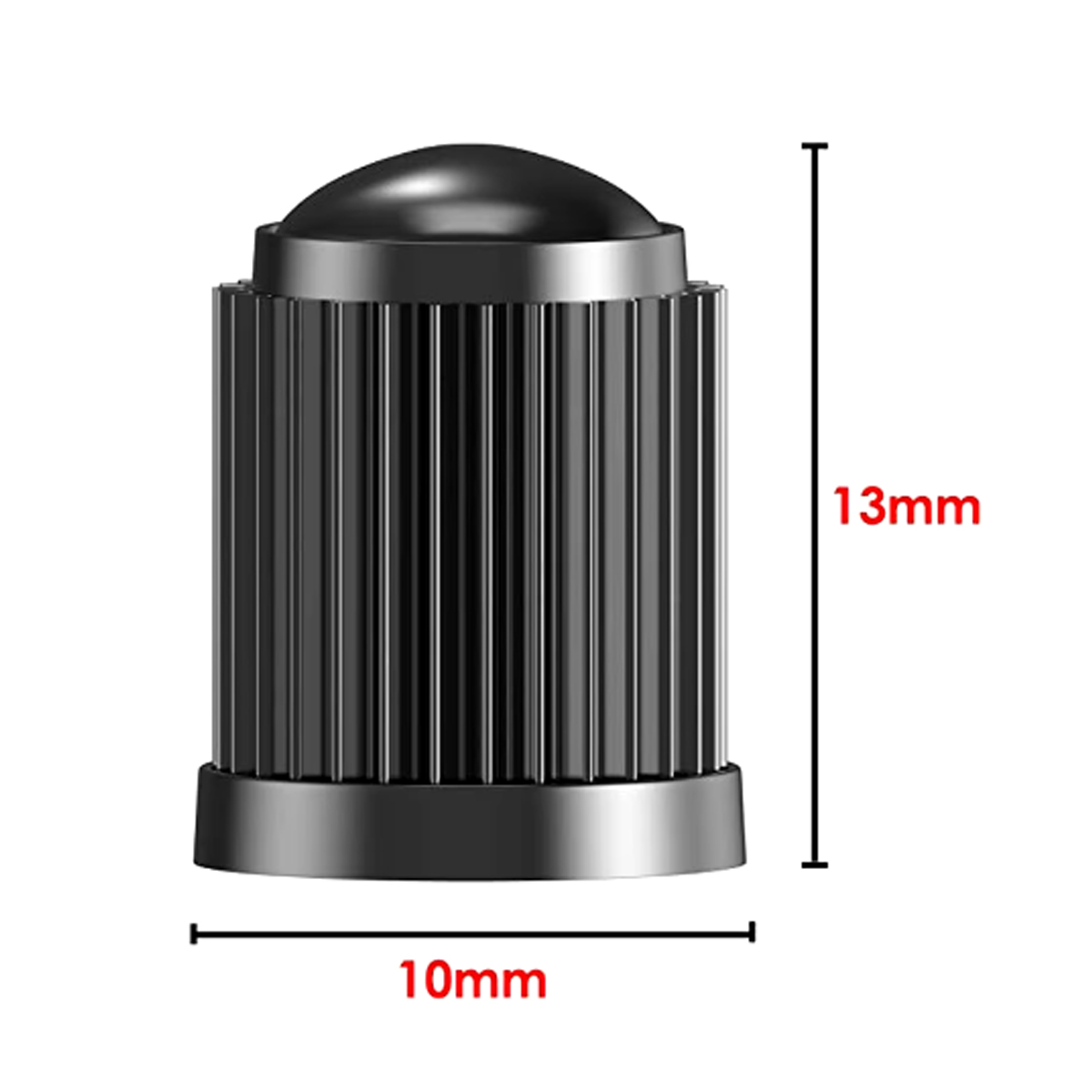 Autoband Ventieldopjes Universele Plastic Ventieldopjes Met O Rubberen Ring Autoband Ventiel Plastic Zwarte Ventieldopjes