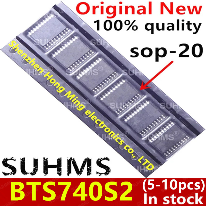 (5-10 piezas) 100% nuevo BTS740S2 BTS740S BTS740 sop20