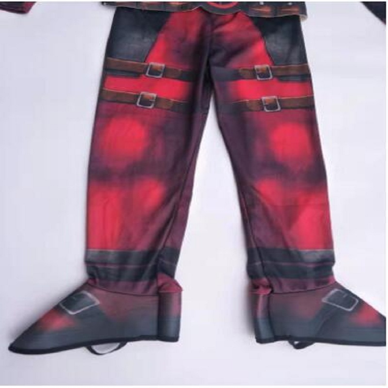 Trajes musculares de super-heróis Deadpool para crianças, macacões com máscara, fantasias para festas de Halloween para meninos e meninas