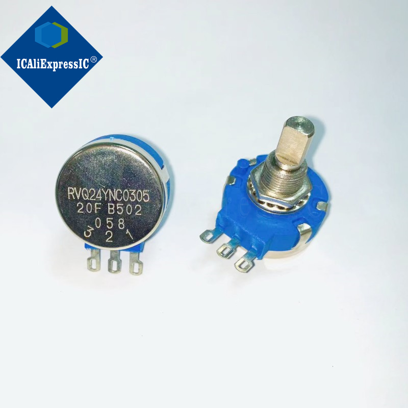 1 ชิ้น RVQ24YNC0305 20F B502 5K Potentiometer 360 องศา