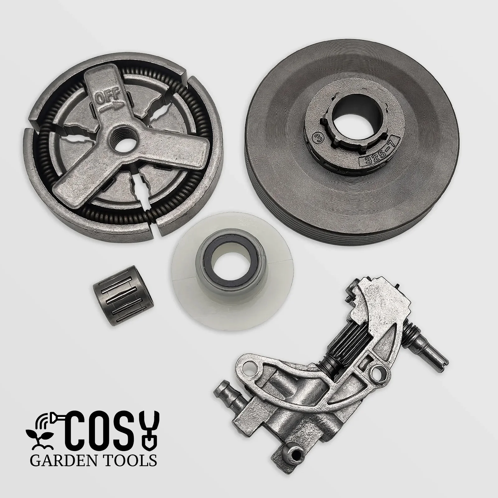 COSY Clutch Sprocket Rim Oil Pump Drum Worm Gear Bearing Kit for Chinese 4500 5200 5800 45Cc 52Cc 58Cc Chainsaw Spare Parts