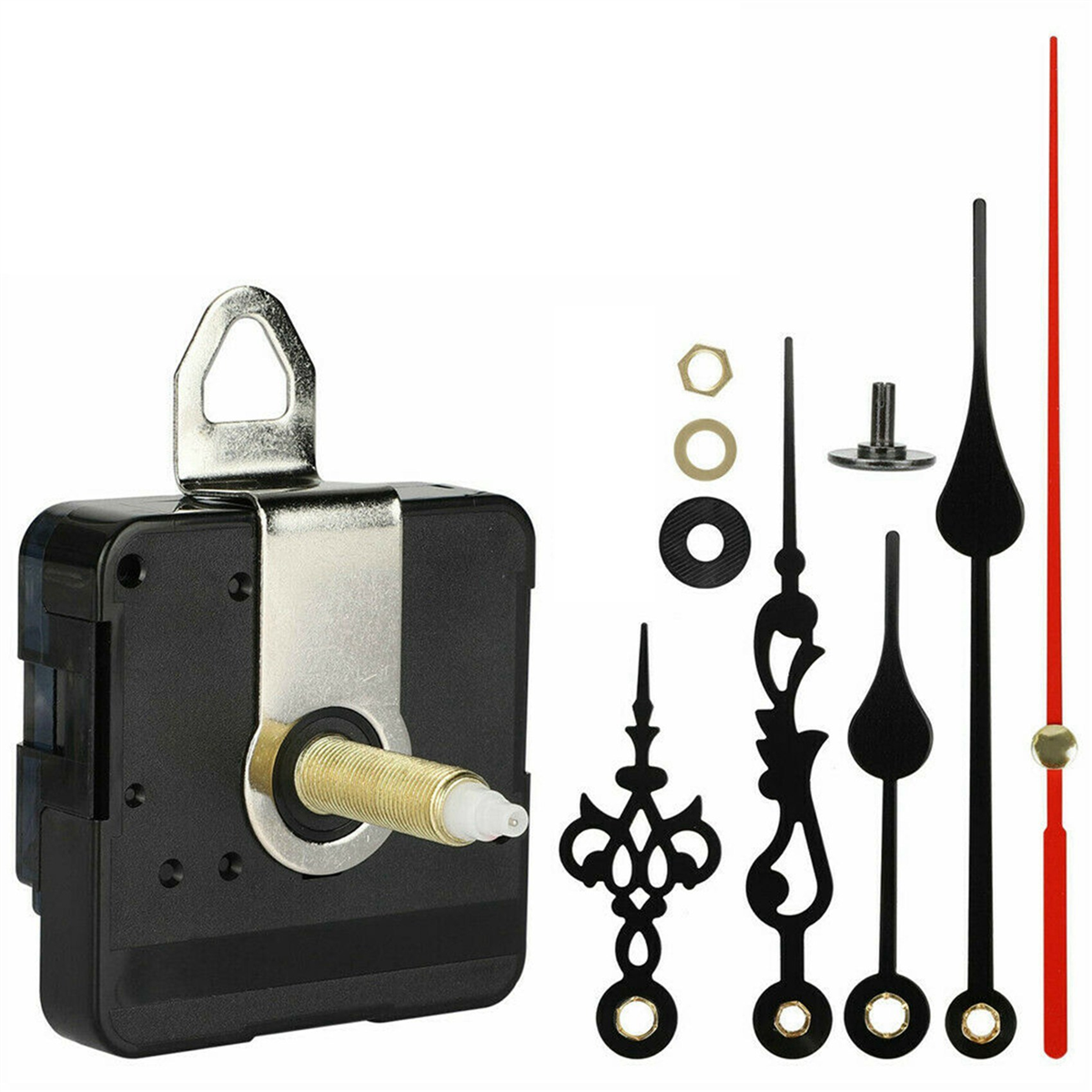 Mais novo 31mm eixo longo diy mecanismo de movimento relógio quartzo mãos parede relógio quartzo ferramenta reparo peças substituição quente