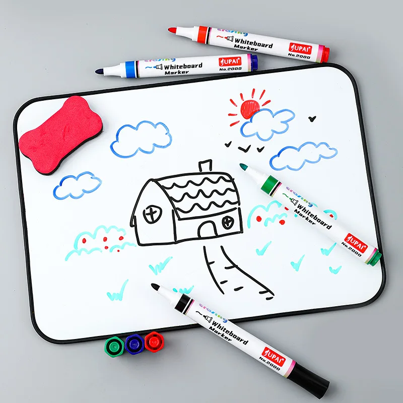 4 ชิ้น/เซ็ต Erasable Magnetic Whiteboard MARKER ปากกากระดานดํา MARKER ชอล์กแก้วเซรามิคสํานักงานโรงเรียน Art MARKER เครื่องเขียน