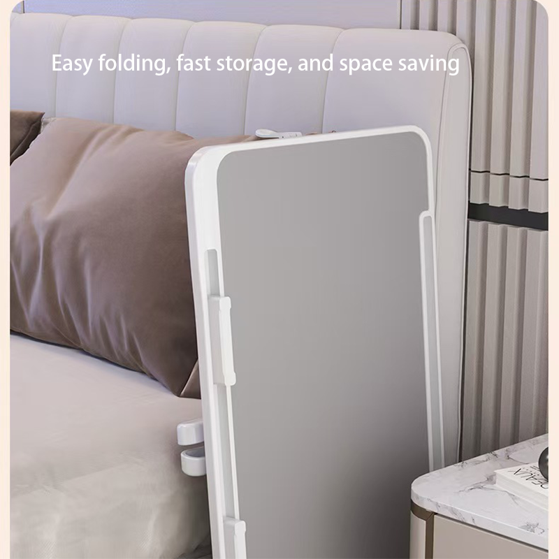 Portable Upright Bed Desk Laptop Desk Adjustable Legs Lazy Desk Bay Window Desk Folding Table Suitable For Work And Reading.