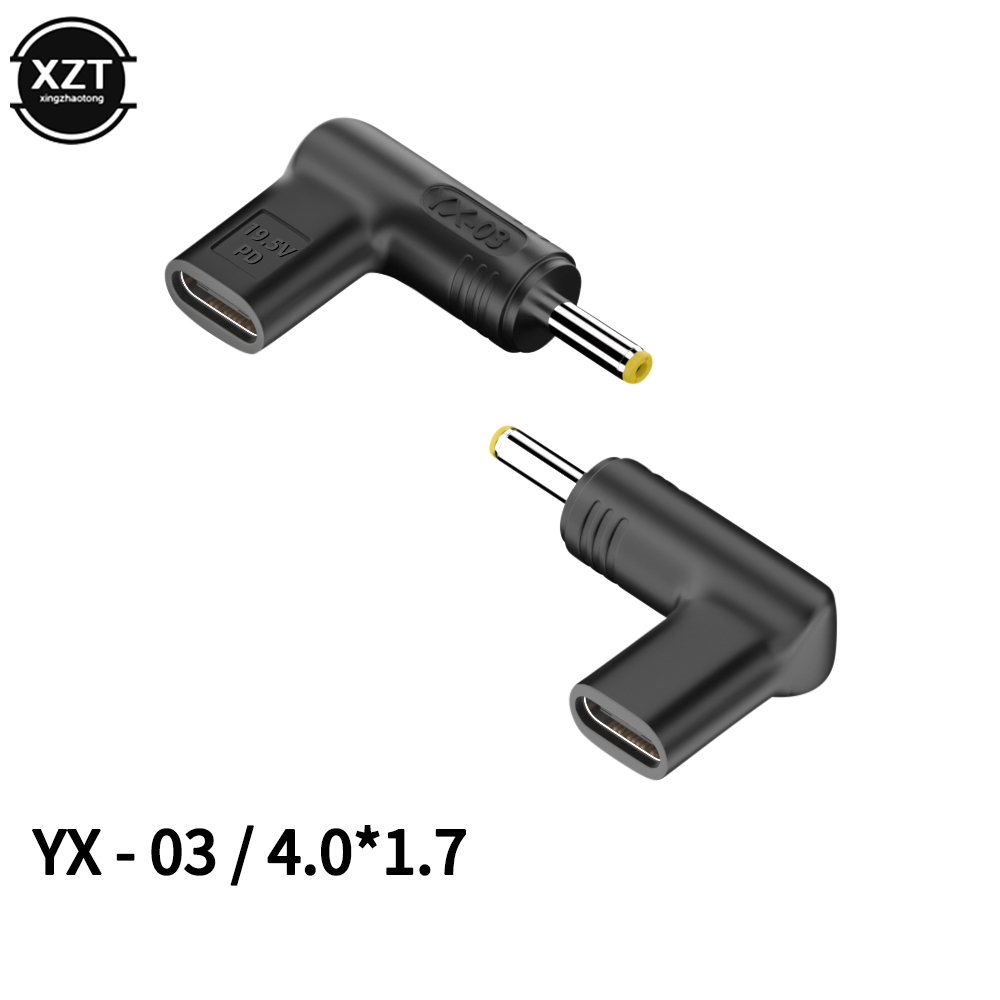 20V100W Laptop Power Adapter Connector DC Plug USB Type C Female to DC Male Jack Converter for Hp Dell Asus Acer Lenovo Notebook