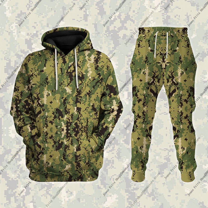 Beliebte Camouflage Jagd Tier 3D Druck Hoodies Anzug Mann Frau Trainingsanzug Hosen 2 stücke Sets Kinder Pullover Cosplay Hoodie