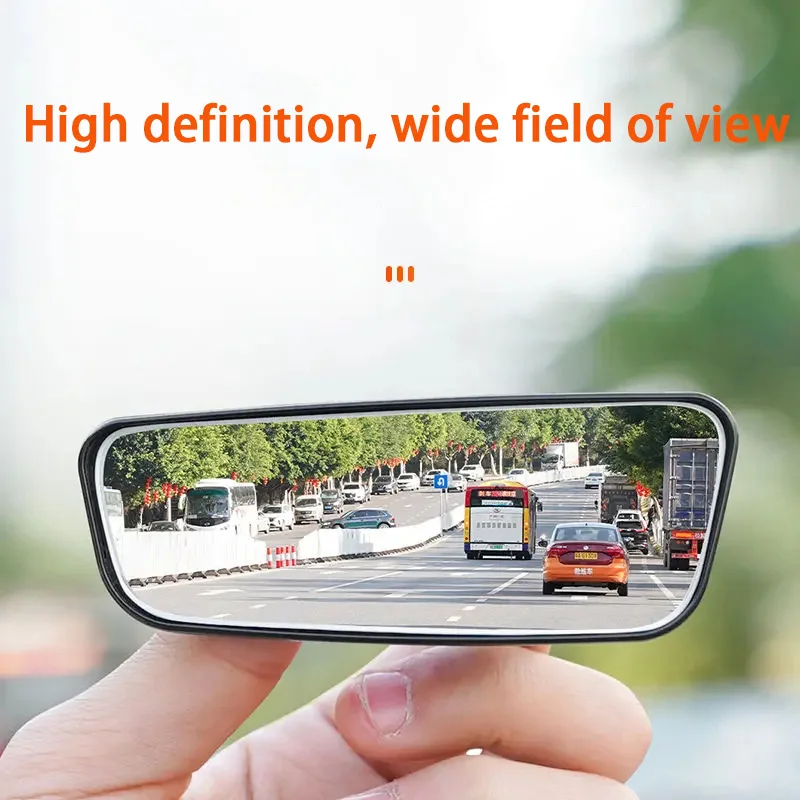 Espelho ajustável de ponto cego para carro, espelho convexo retrovisor auxiliar, espelhos redondos de grande angular para carro reverso, 360 graus, 2pcs