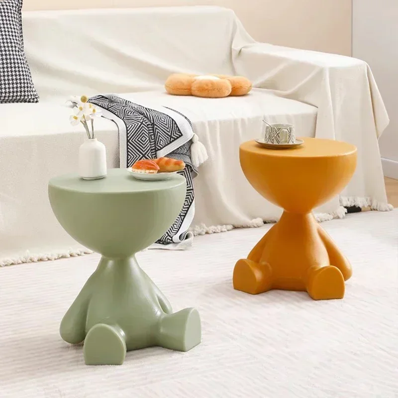 현대 미니 커피 테이블 Nightstands 디자인 온라인 연예인 승무원 컷 티 테이블 크리 에이 티브 홈 거실 Mesinha 가구