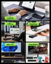 GMKtec AD-GP1 RX 7600M XT Graphics Card 8GB GDDR6 MINI PC USB 4.0 Pcle 4.0 WiFi6 4K HD Desktop Gaming Computer For Office