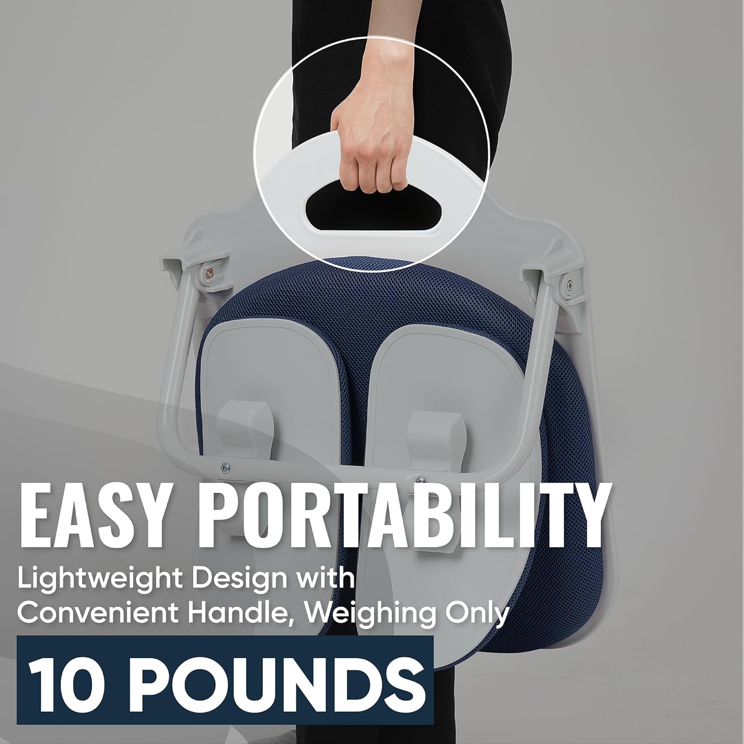 Dual-Backrests Ergonomic Floor Chair with Back Support - Meditation Chair, Floor Gaming Chair, Reading Chair