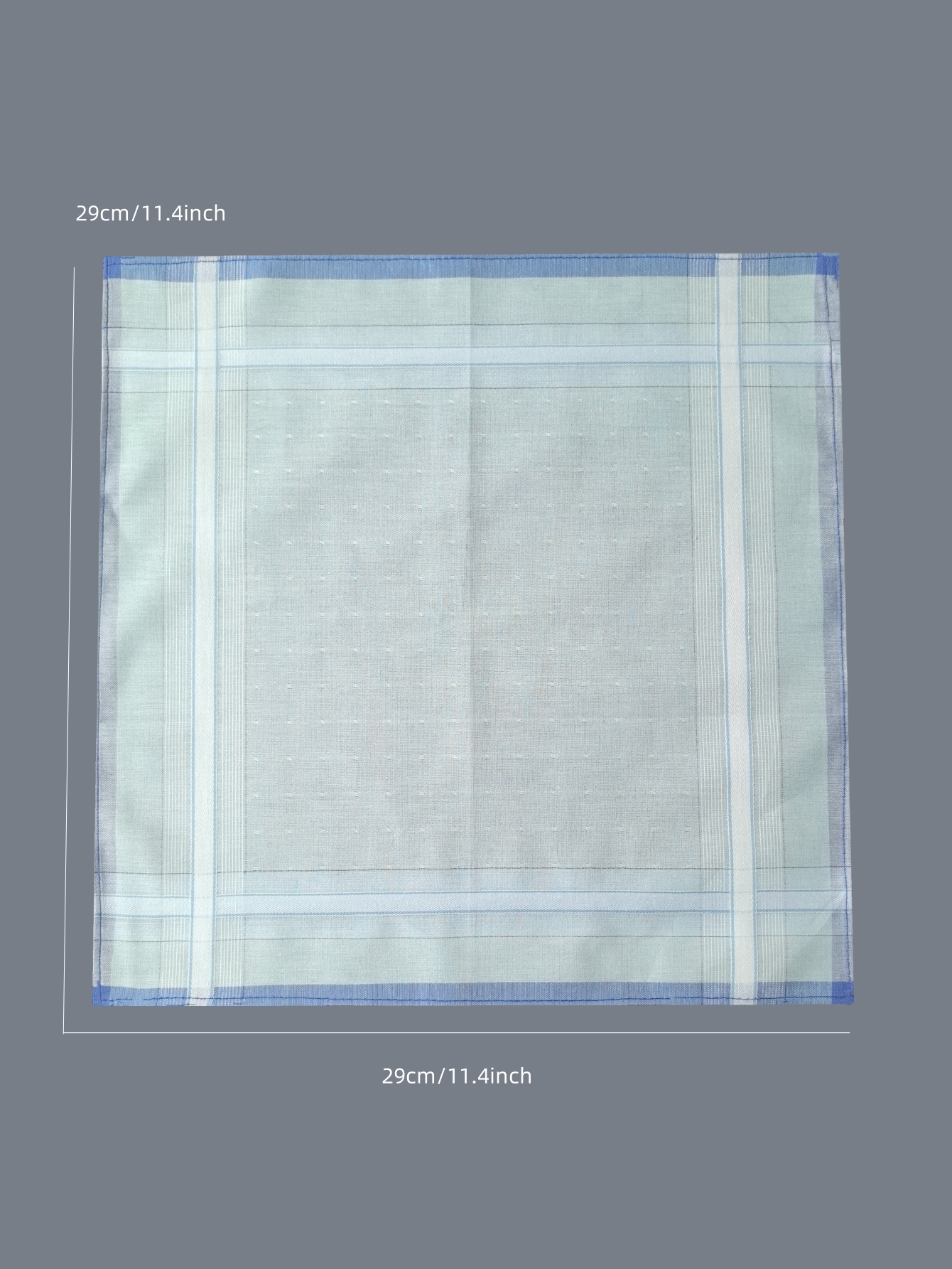 29 ซม./11.4 นิ้วผ้าฝ้าย jacquard MINI ผ้าเช็ดหน้า Universal แฟชั่นและประณีตตกแต่ง 6PCS,รุ่นบาง