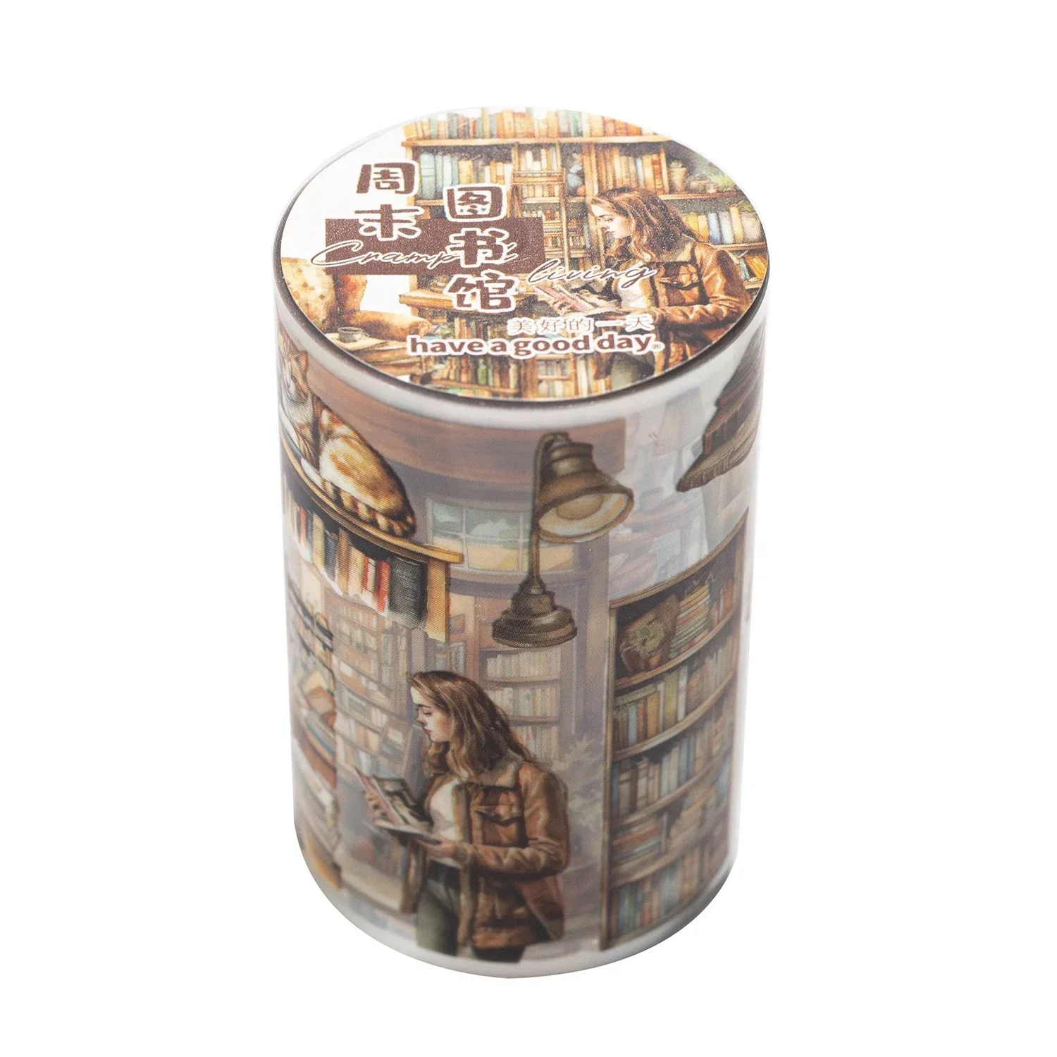 JIANWU 60mm * 200cm 코너 생활 시리즈 빈티지 장면 조경 재료 콜라주 애완 동물 테이프 크리 에이 티브 DIY 저널 편지지