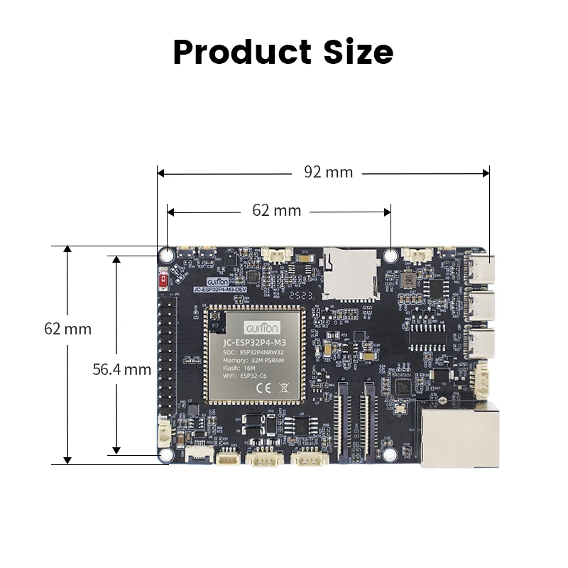 ESP32P4+ESP32-C6 development board ESP32P4 development board ESP32P4 smart board