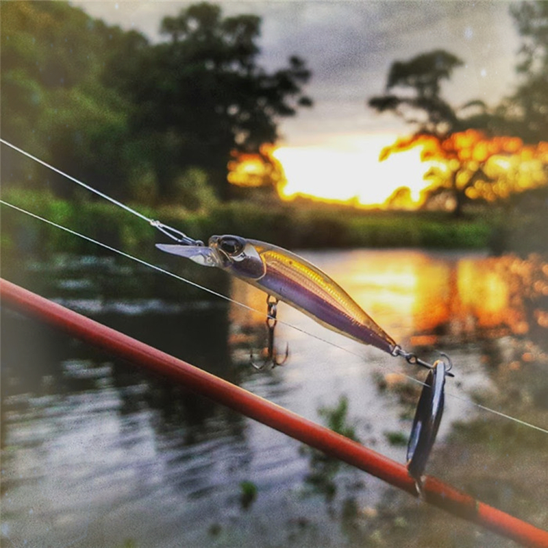 2022 Mới 77Mm/63Mm Mồi Dụ Cá Chìm Minnow Jerkbait Cứng Mồi Câu Cá Wobbler Bass Crankbait Cá Hồi Dụ cocked Miệng Mồi