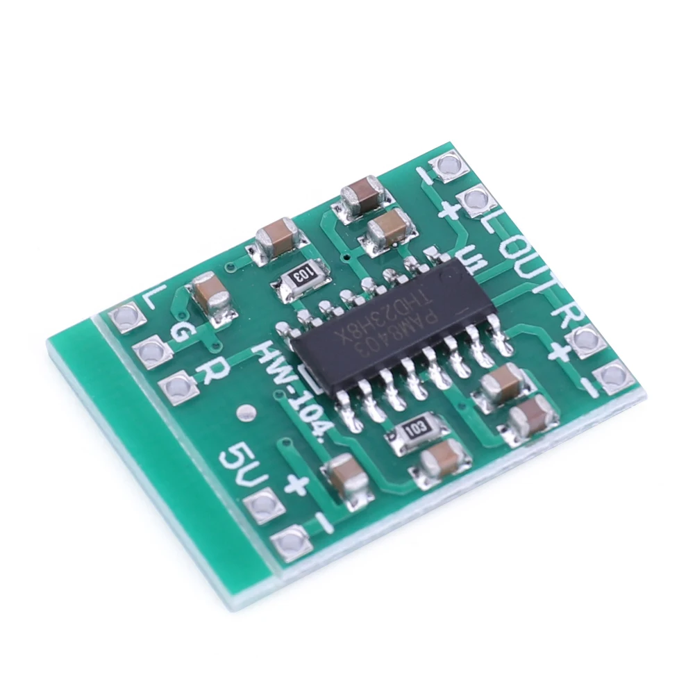 Pam8403 Mini-Leistungs verstärker platine 2x3w 2-Kanal-Stereo-Digital-Audioverstärkermodul für Arduino 2,5 V-5,5 V USB-Netzteil